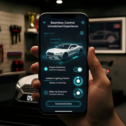 📢📢60% KEDVEZMÉNY !-🏎️Hiperautós ébresztőóra –🏎️Valósághű GTR motor és fényeffektek