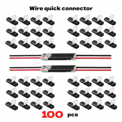 🏆Dupla kábelcsatlakozó reteszelő klipszel