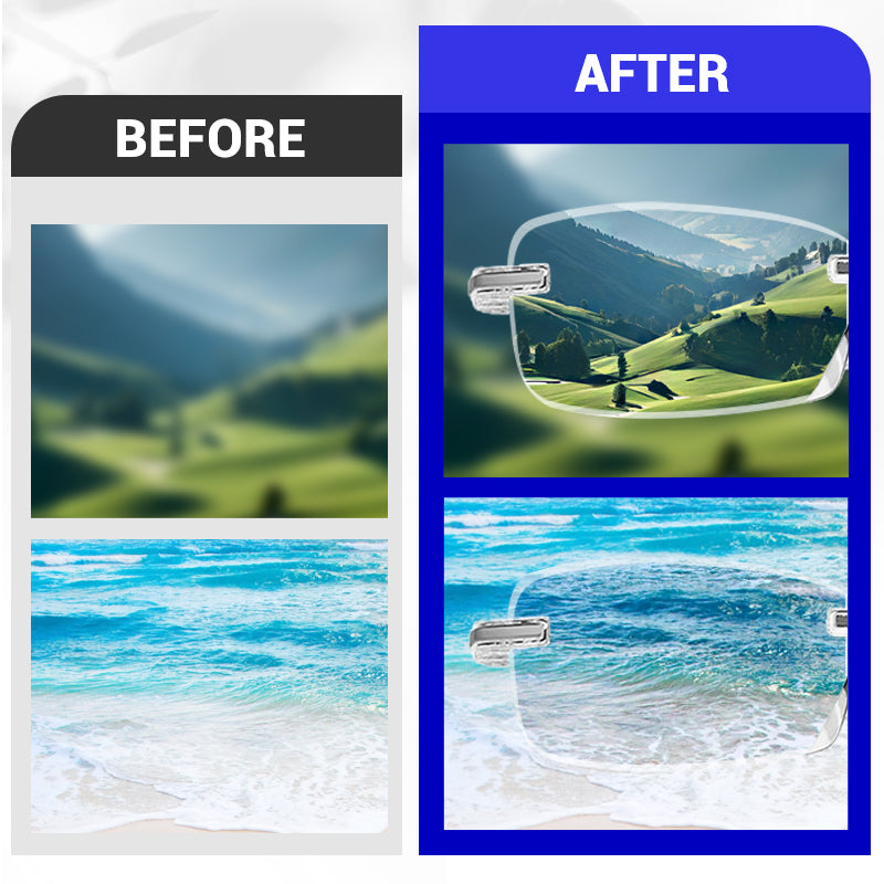 Nagy keménységű, kék fény elleni intelligens olvasótükör