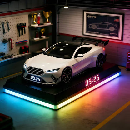 📢📢60% KEDVEZMÉNY !-🏎️Hiperautós ébresztőóra –🏎️Valósághű GTR motor és fényeffektek