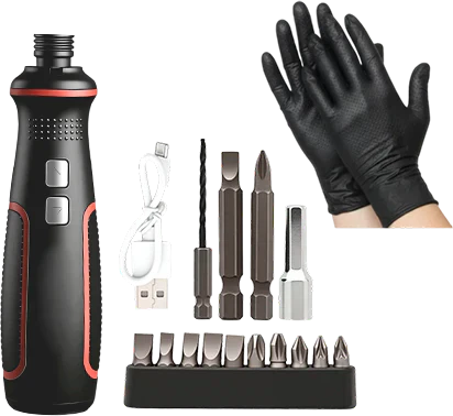 Akkus Fúró-Csavarhúzó Kombináció - Gyors töltés, Erőteljes teljesítmény