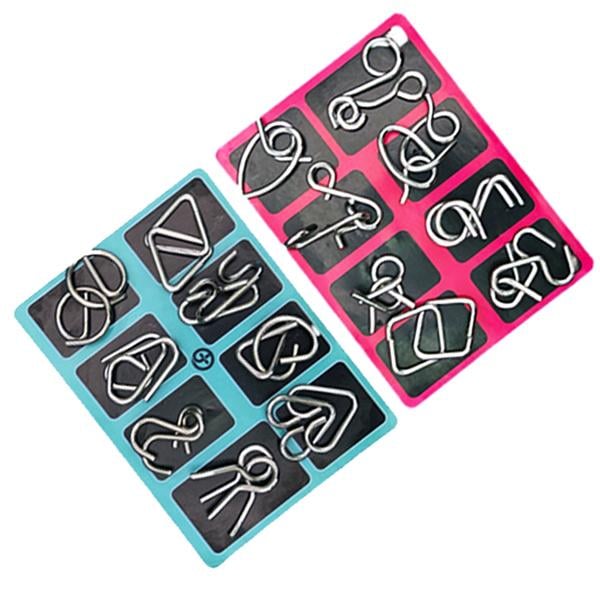 🧠 Oktatási IQ játékok, fém agytornázók