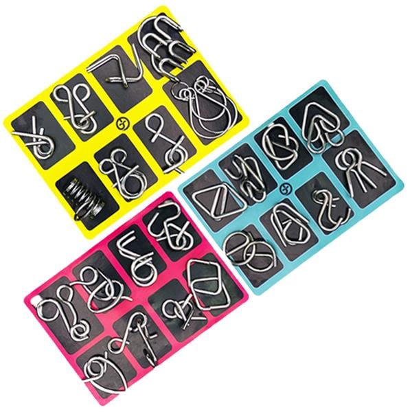 🧠 Oktatási IQ játékok, fém agytornázók