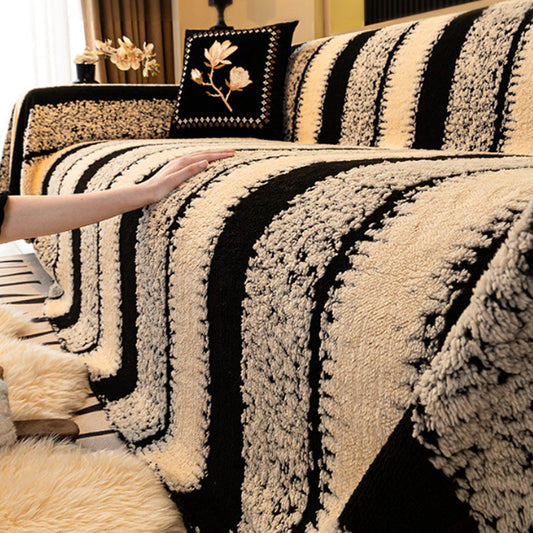 🛋️ Puha, csúszásgátló bársony kanapetakaró