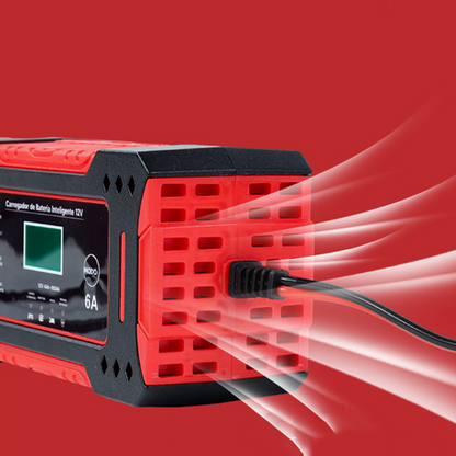 🚗⚡Hordozható okos autós akkumulátortöltő