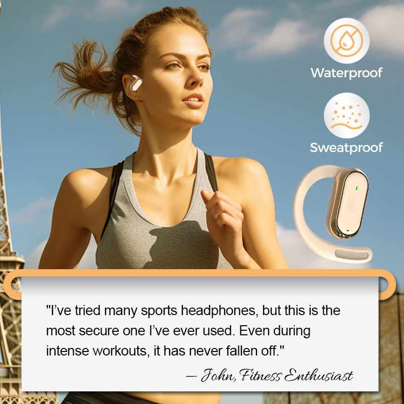 Vezeték nélküli csontvezetéses fejhallgatók sporthoz